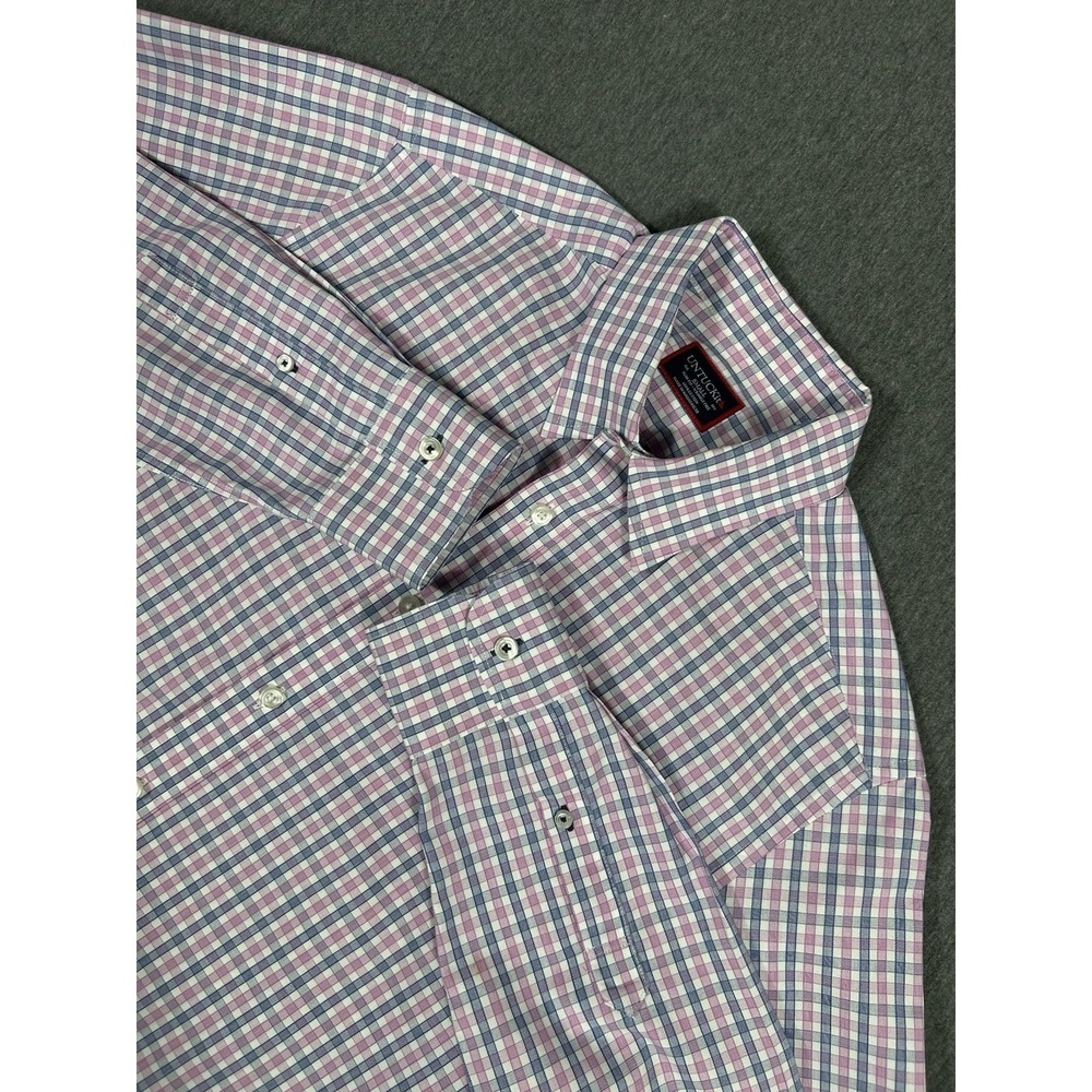 UNTUCKit Men's Slim Fit Wrinkle Free Long Sleeve Button-Up Plaid Shirt S
